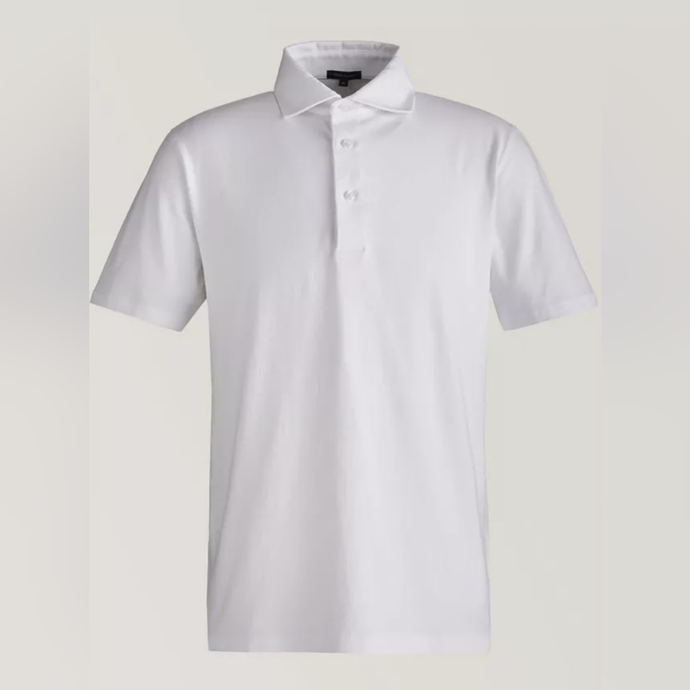 Patrick Assaraf Sz XL Pima Stretch-Cotton Polo